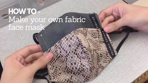 Fabric Face Mask Tutorial to beat Covid-19