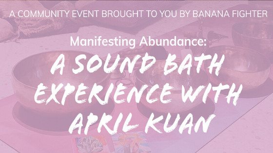 Tibetan Bowls Sound Healing Session with April Kuan