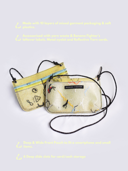 ADVENTURER- Upcycled Outdoor Bag - Banana Fighter