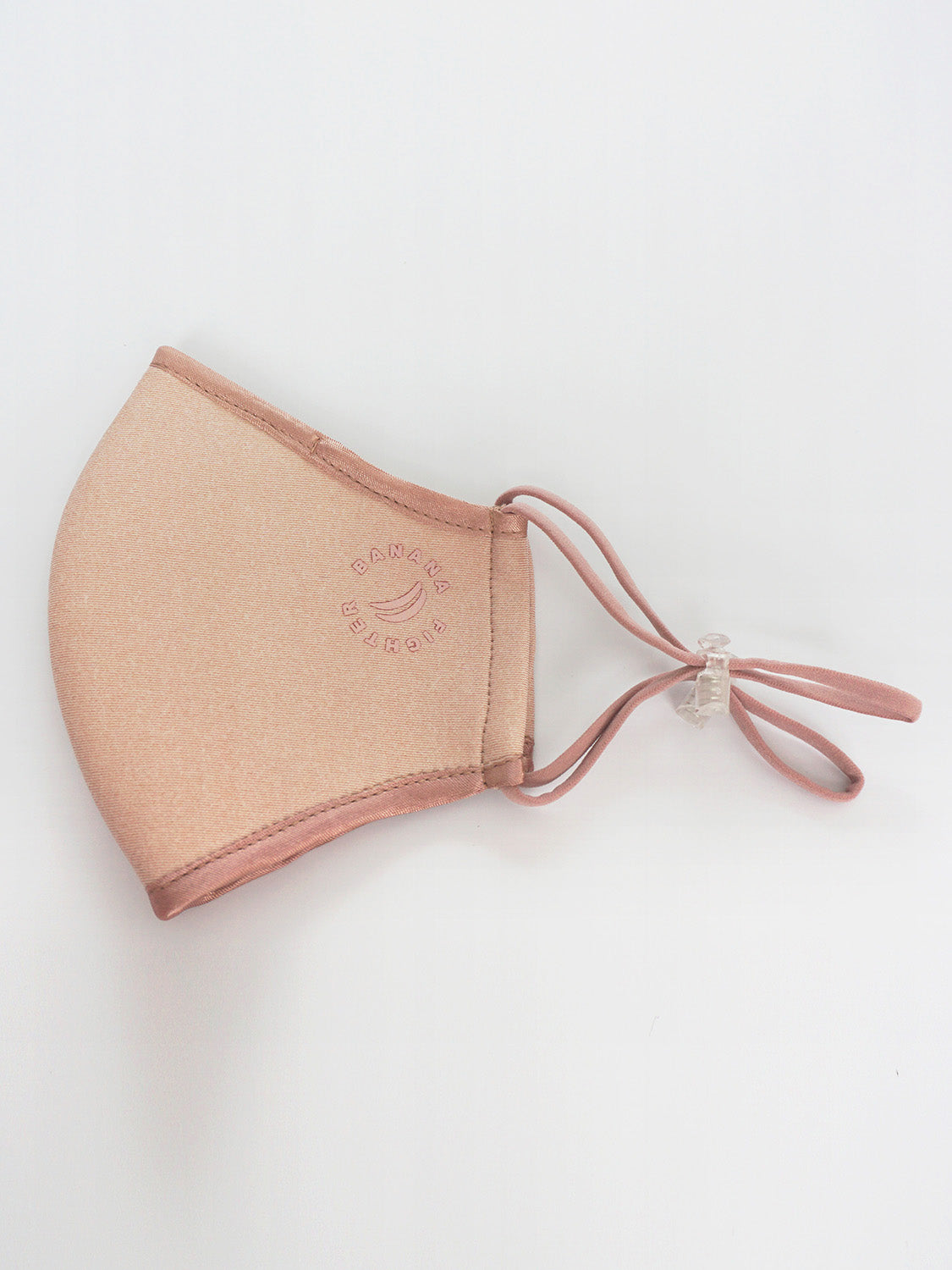 Antibacterial Face Mask w Filter Pocket - DUSTY PINK - Banana Fighter
