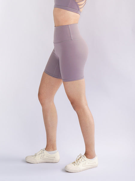 Cadence 6" Biker Shorts- Lilac - Banana Fighter