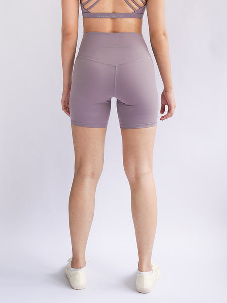 Cadence 6" Biker Shorts- Lilac - Banana Fighter