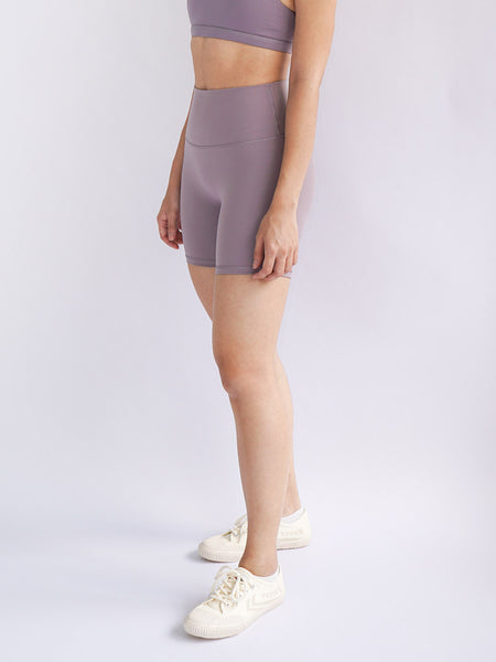 Cadence 6" Biker Shorts- Lilac - Banana Fighter