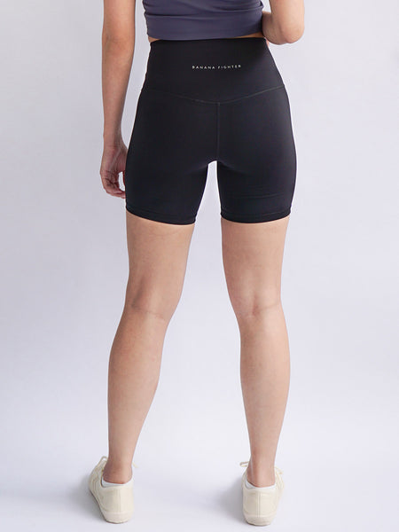 Cadence 6" Biker Shorts- Black - Banana Fighter