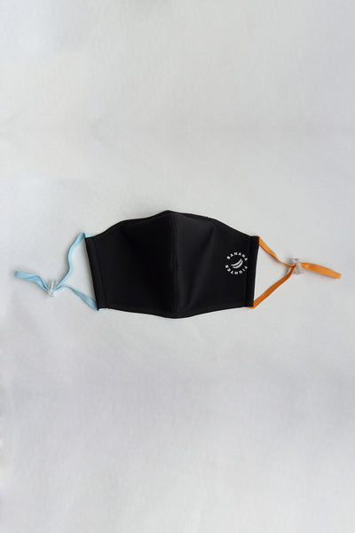 Antibacterial Reusable Face Mask- ORANGE BLUE - Banana Fighter