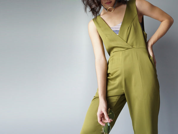 Olive Jumpsuit - Banana Fighter