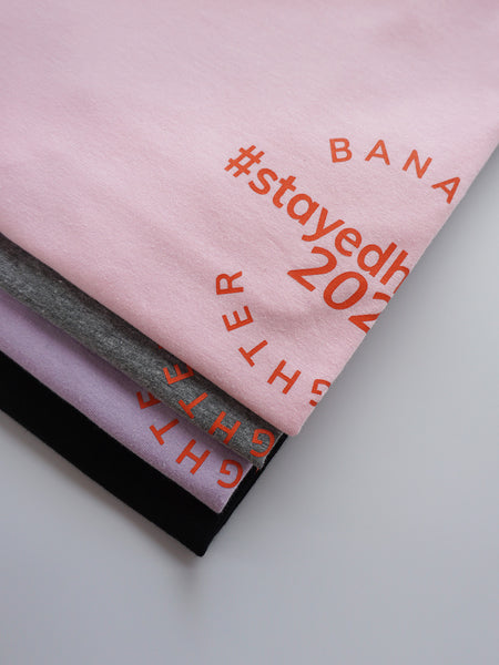 #StayedHome2020 Cropped Tee- PINK - Banana Fighter