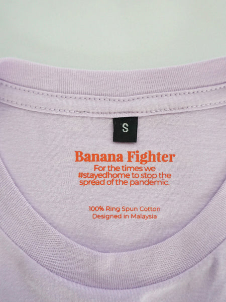 #StayedHome2020 Cropped Tee- LILAC - Banana Fighter